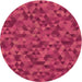 Square Patterned Raspberry Red Rug, pat2768org