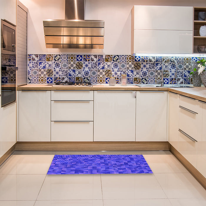 Machine Washable Transitional Purple Rug in a Bedroom, wshpat2768pur