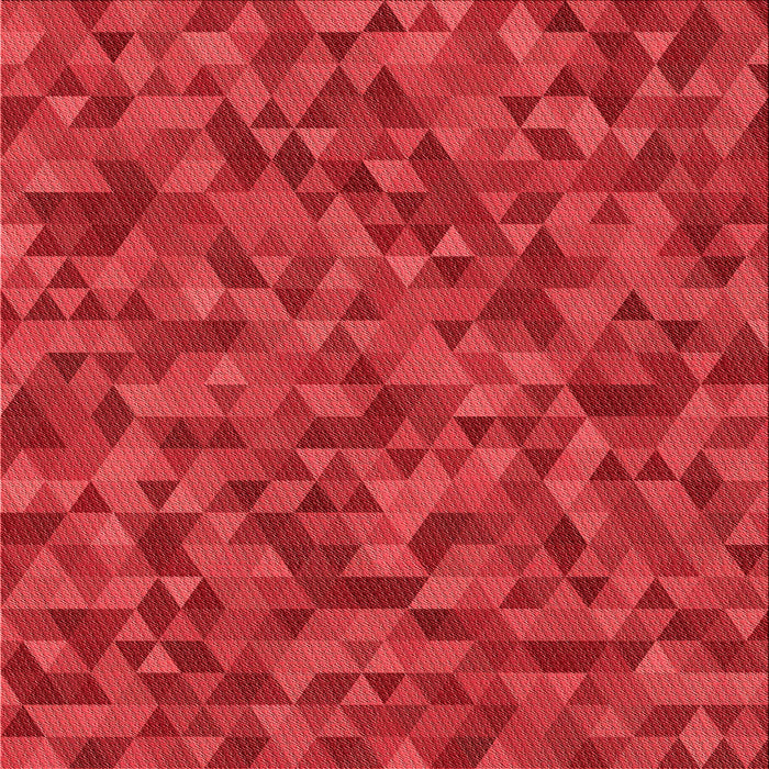 Round Patterned Red Rug, pat2768rd