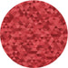 Square Machine Washable Transitional Red Rug in a Living Room, wshpat2768rd