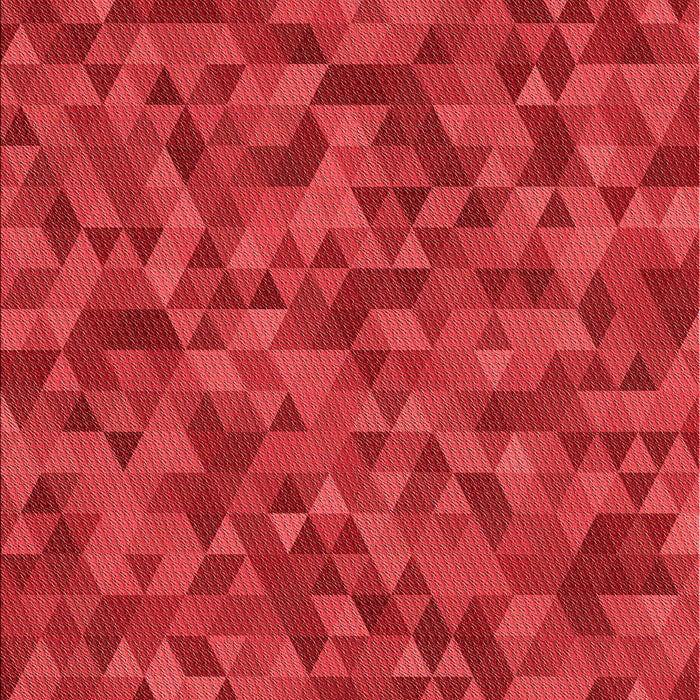 Patterned Red Rug, pat2768rd