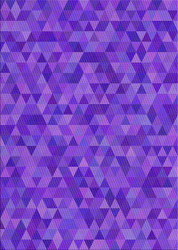 Patterned Purple Novelty Rug, pat2768