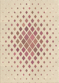 Machine Washable Transitional Peach Beige Rug, wshpat2769brn