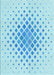 Patterned Electric Blue Rug, pat2769lblu