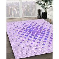 Patterned Purple Rug, pat2769pur