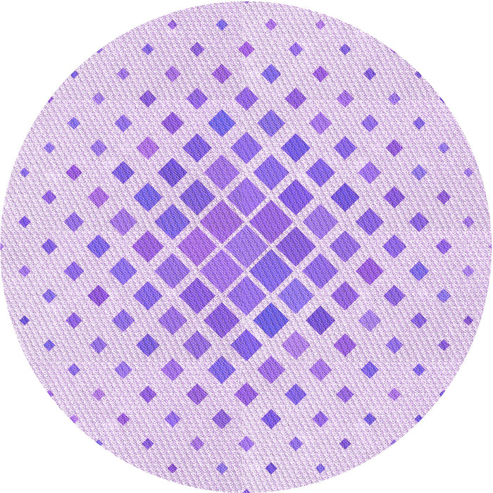 Square Patterned Purple Rug, pat2769pur