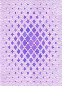 Machine Washable Transitional Purple Rug, wshpat2769pur