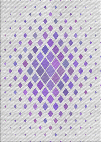 Machine Washable Transitional Lavender Purple Rug, wshpat2769