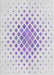 Machine Washable Transitional Lavender Purple Rug, wshpat2769