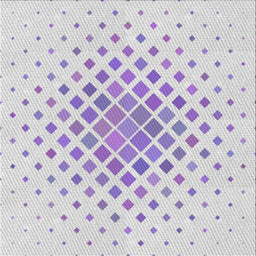 Square Patterned Lavender Purple Novelty Rug, pat2769