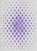 Patterned Lavender Purple Novelty Rug, pat2769