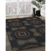 Machine Washable Transitional Black Rug in a Family Room, wshpat276