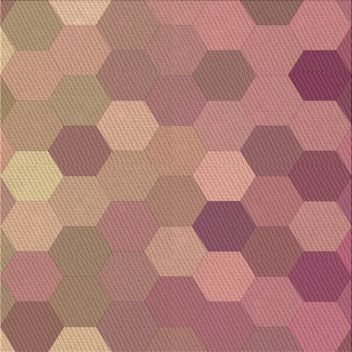 Round Patterned Cherry Red Rug, pat2770brn