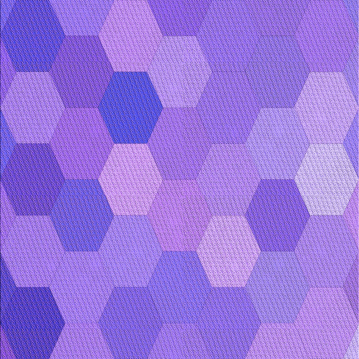 Machine Washable Transitional Purple Rug, wshpat2770pur