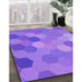 Machine Washable Transitional Purple Rug in a Family Room, wshpat2770pur