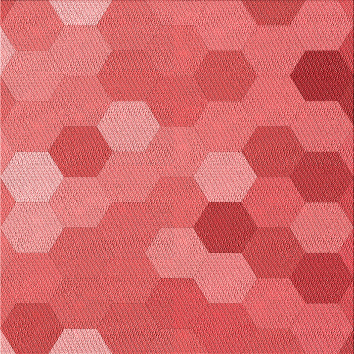 Round Patterned Red Rug, pat2770rd