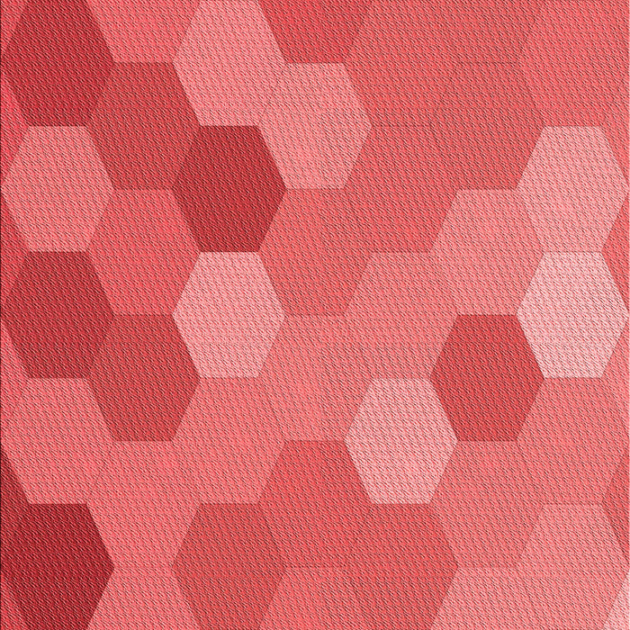 Patterned Red Rug, pat2770rd