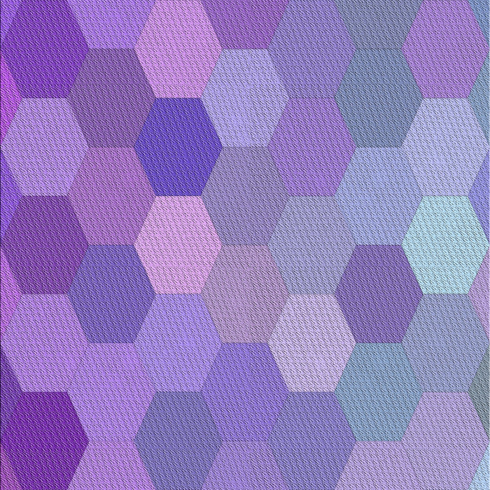 Patterned Bright Lilac Purple Modern Rug, pat2770