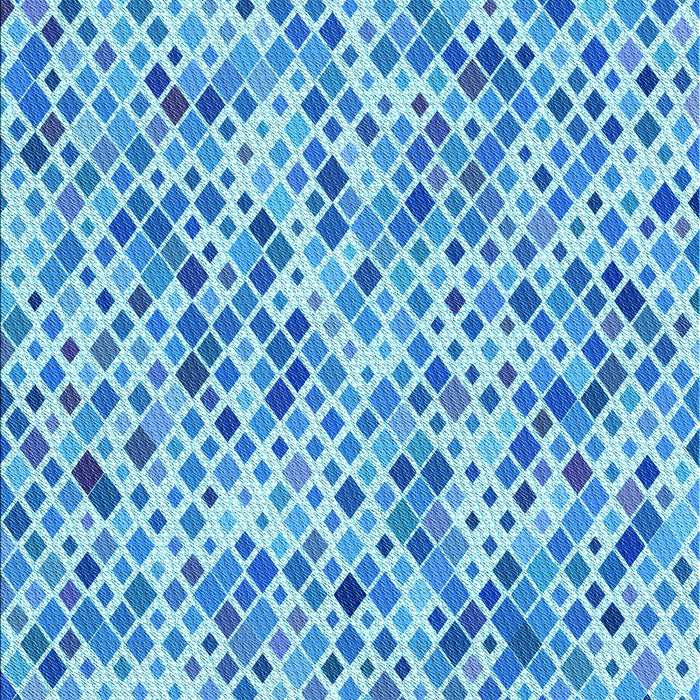 Machine Washable Transitional Neon Blue Rug, wshpat2771lblu