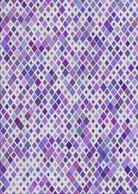 Machine Washable Transitional Purple Violet Purple Rug, wshpat2771