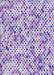 Patterned Purple Violet Purple Modern Rug, pat2771