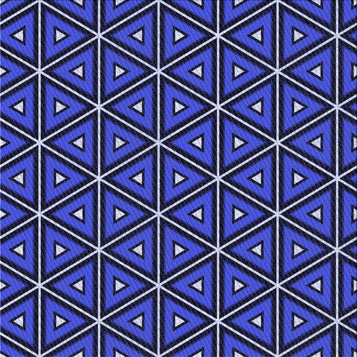 Round Patterned Midnight Blue Rug, pat2772blu