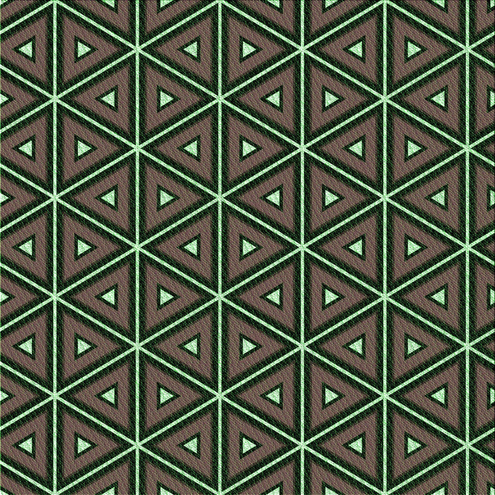 Round Patterned Hazel Green Rug, pat2772grn