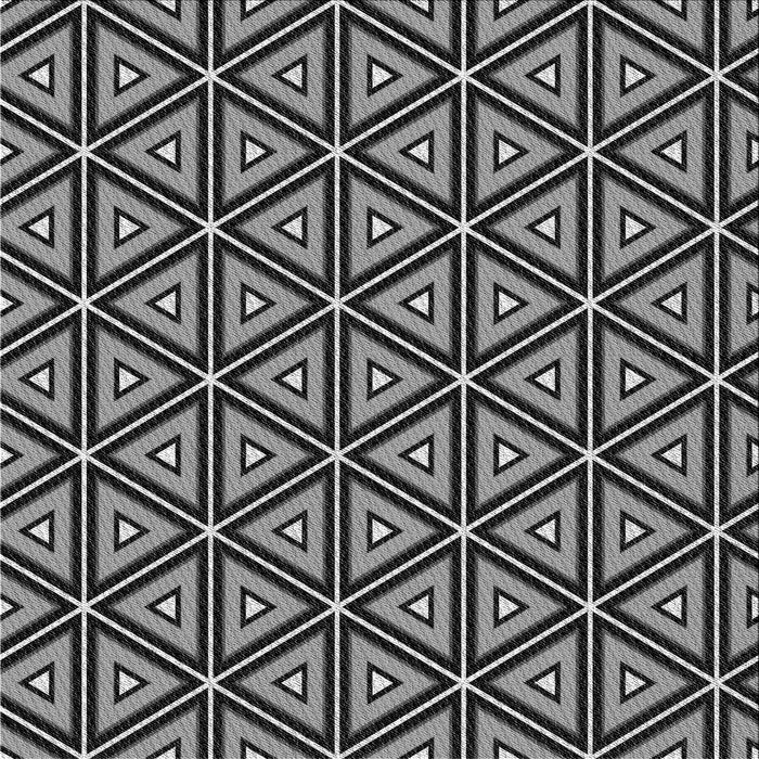 Round Patterned Charcoal Black Rug, pat2772gry