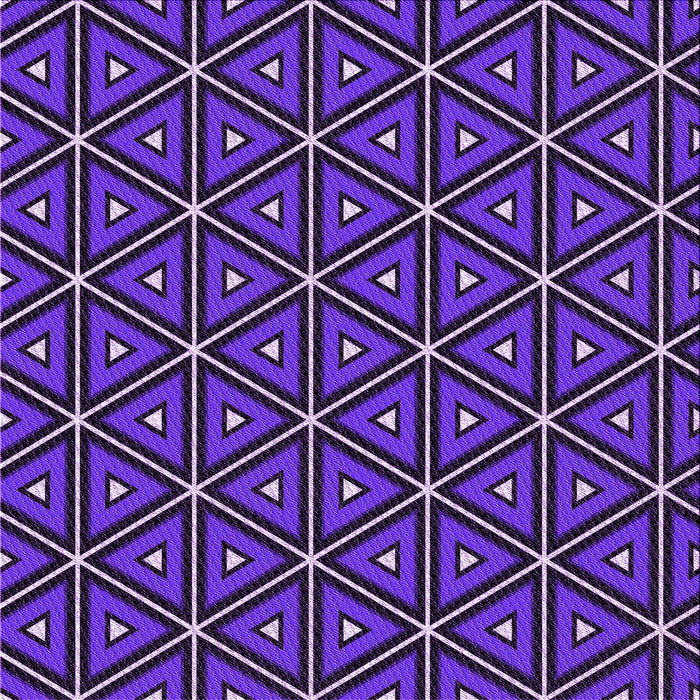 Round Patterned Indigo Purple Rug, pat2772pur