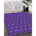 Machine Washable Transitional Indigo Purple Rug in a Family Room, wshpat2772pur