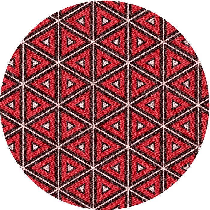 Square Machine Washable Transitional Tomato Red Rug in a Living Room, wshpat2772rd