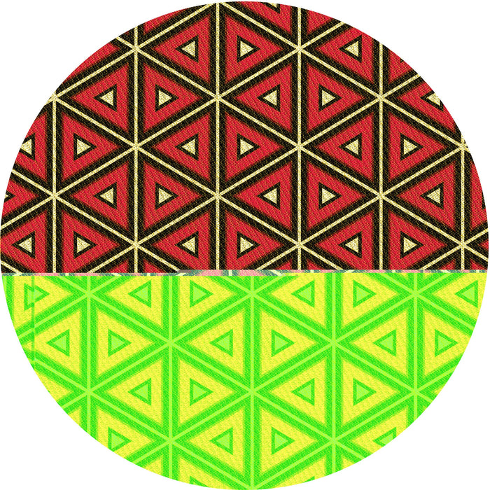 Square Patterned Cranberry Red Rug, pat2772yw