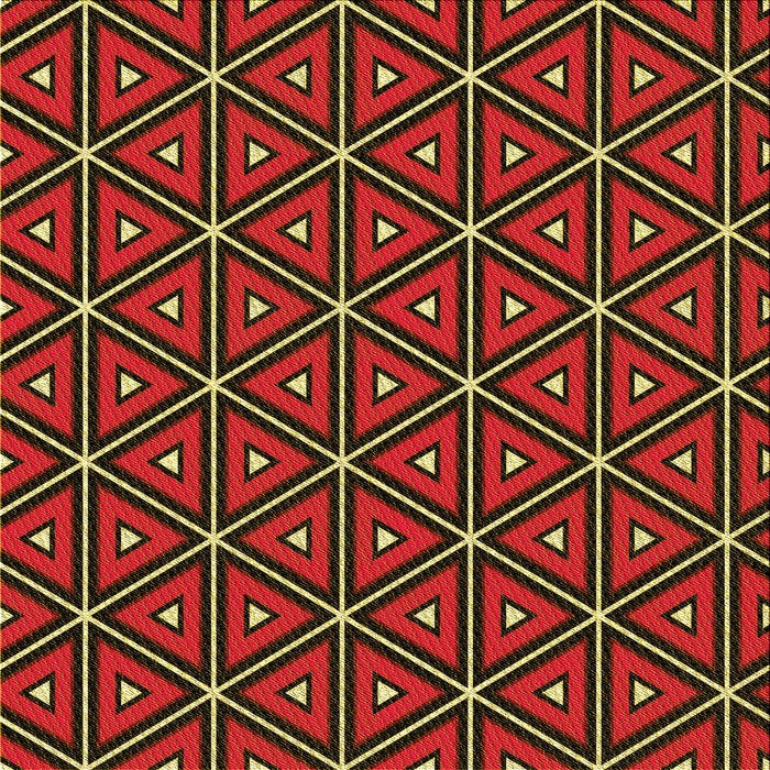 Round Patterned Cranberry Red Rug, pat2772yw