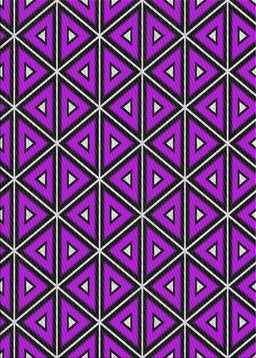 Patterned Purple Novelty Rug, pat2772