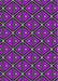 Patterned Purple Novelty Rug, pat2772