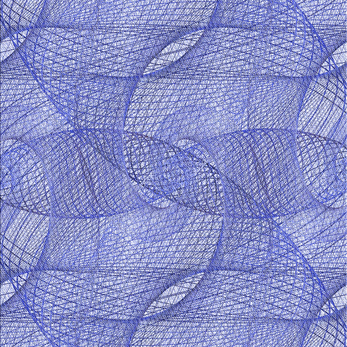 Patterned Jeans Blue Rug, pat2773blu