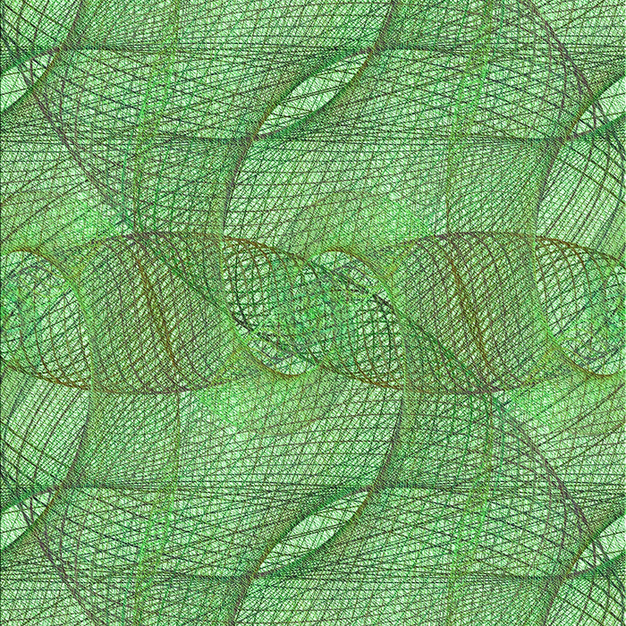 Machine Washable Transitional Dark Lime Green Rug, wshpat2773grn