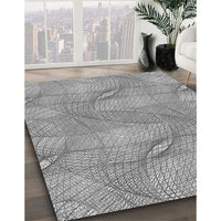 Patterned Silver Gray Rug, pat2773gry