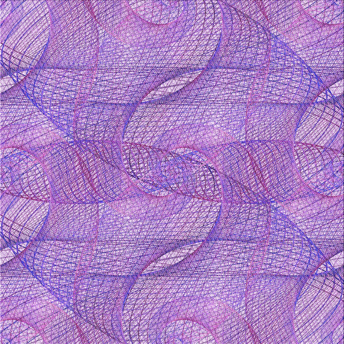 Round Machine Washable Transitional Bright Lilac Purple Rug, wshpat2773pur