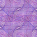 Round Machine Washable Transitional Bright Lilac Purple Rug, wshpat2773pur