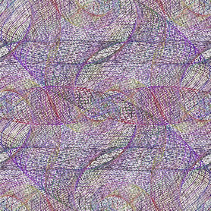 Square Patterned Platinum Silver Gray Modern Rug, pat2773