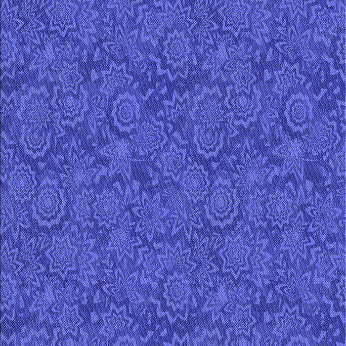 Patterned Blue Orchid Blue Rug, pat2774blu