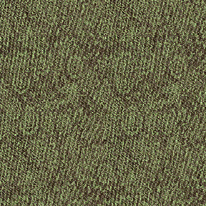 Patterned Olive Green Rug, pat2774grn