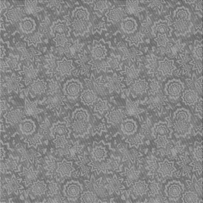 Round Patterned Dark Gray Rug, pat2774gry