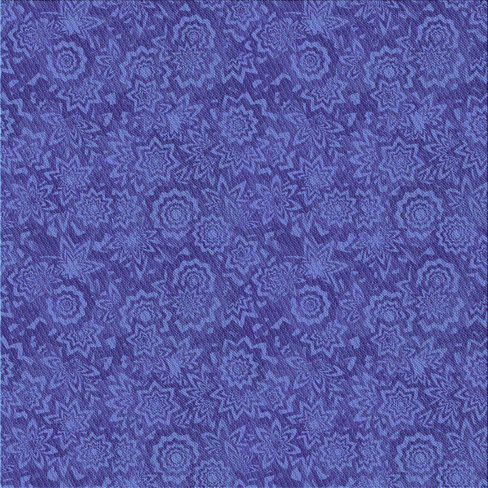 Round Patterned Light Slate Blue Rug, pat2774lblu