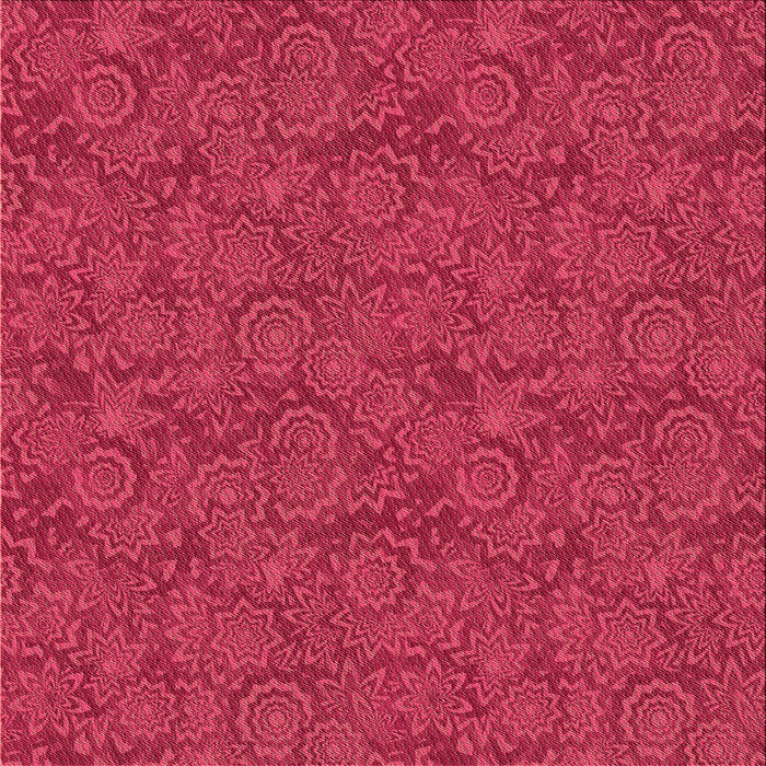 Round Machine Washable Transitional Red Rug, wshpat2774org