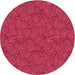 Square Machine Washable Transitional Red Rug in a Living Room, wshpat2774org