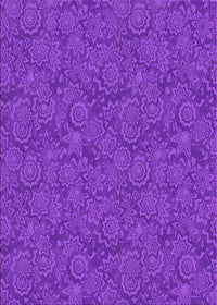 Machine Washable Transitional Neon Purple Rug, wshpat2774pur