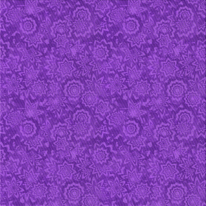 Round Machine Washable Transitional Neon Purple Rug, wshpat2774pur