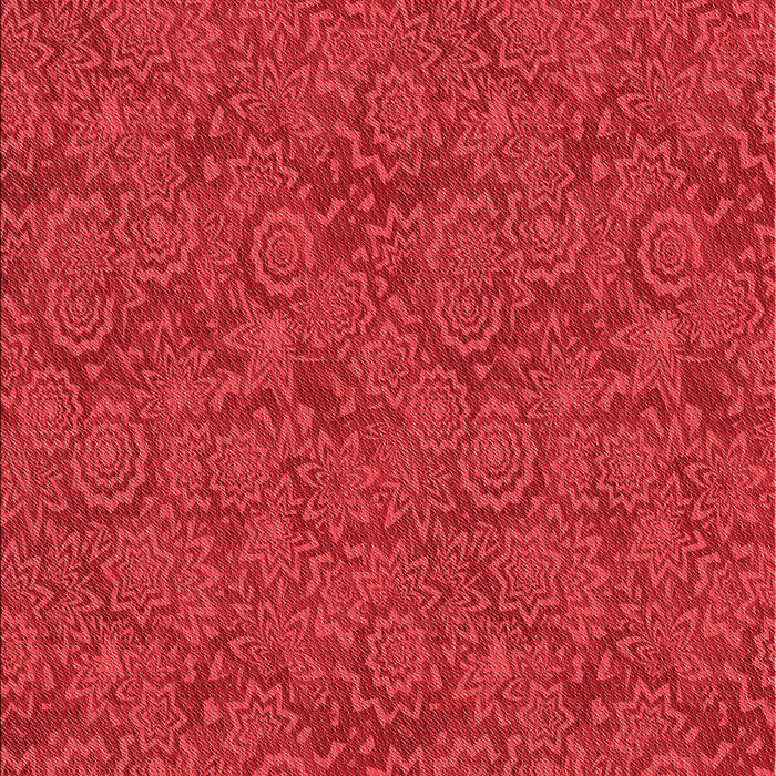 Patterned Red Rug, pat2774rd